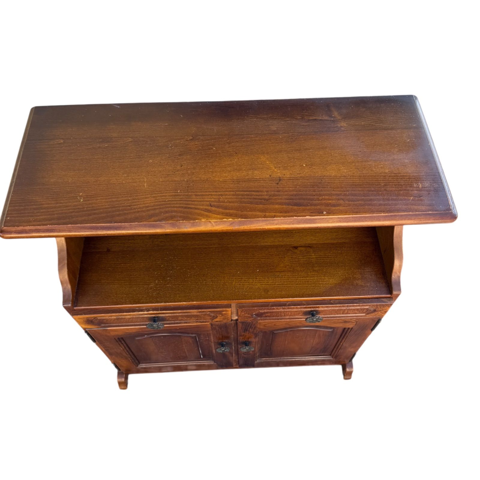 P369 Karimoku カリモク コロニアル 電話台 サイドラック 電話台 P369