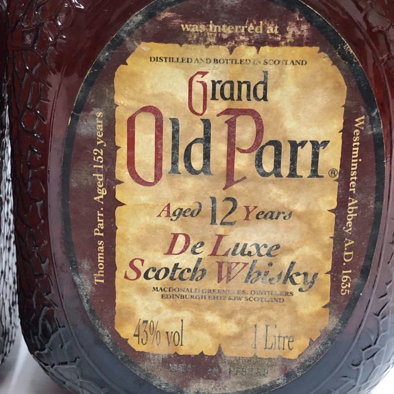 スコッチ ウイスキー 3本セット 人気 Grand Old Parr 12 Years De Luxe