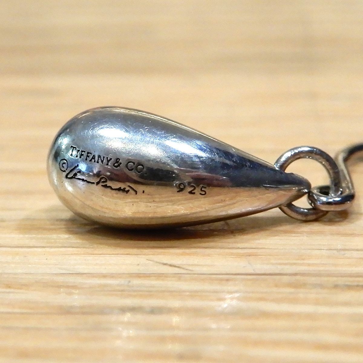 美品 ティファニー ティアドロップピアス エルサペレッテ シルバー925