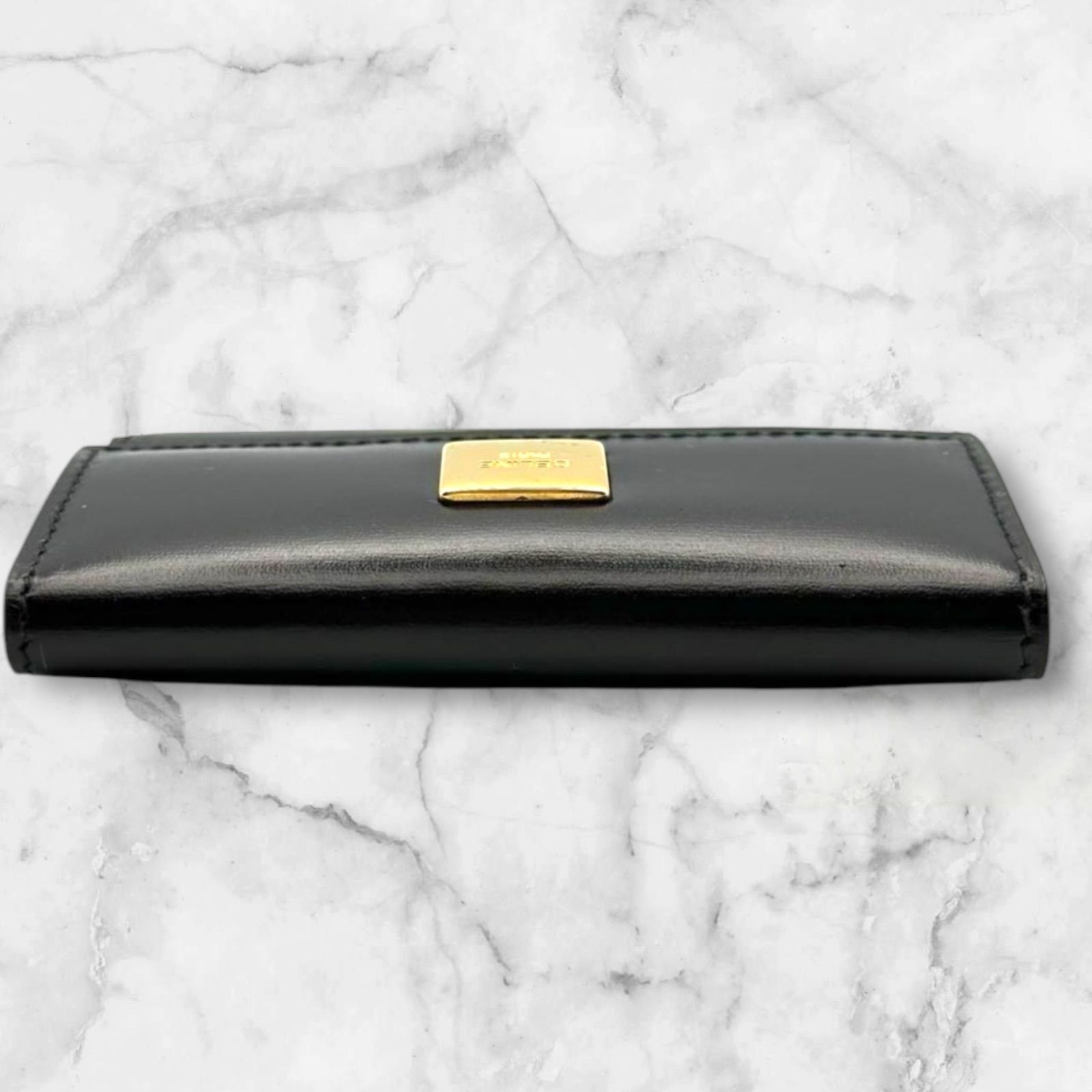 CELINE レザーキーケース 黒 CELINE セリーヌ キーケース 鍵入れ 鍵