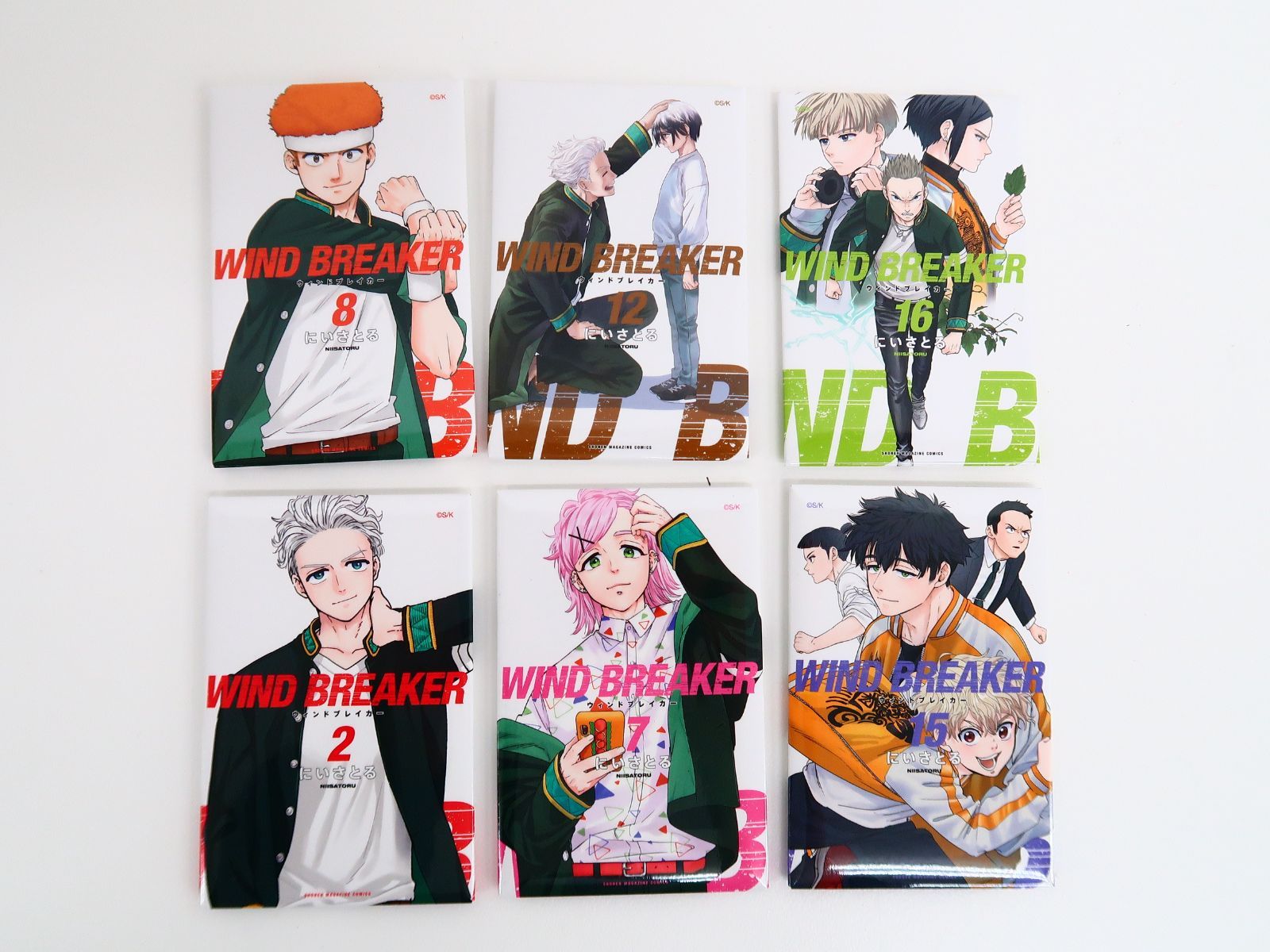 ウィンドブレーカー ランダム 缶マグネット 16個セット ウィンド