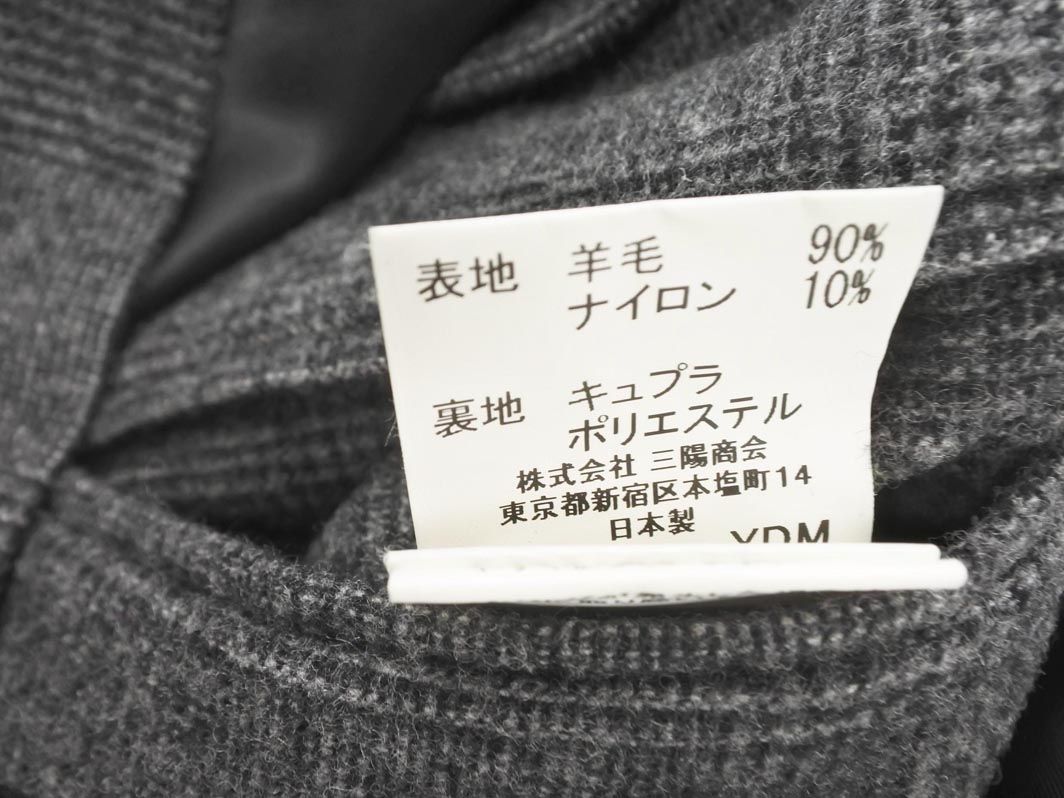 BURBERRY バーバリー ウール混 チェック ブルゾン ジャケット sizeM