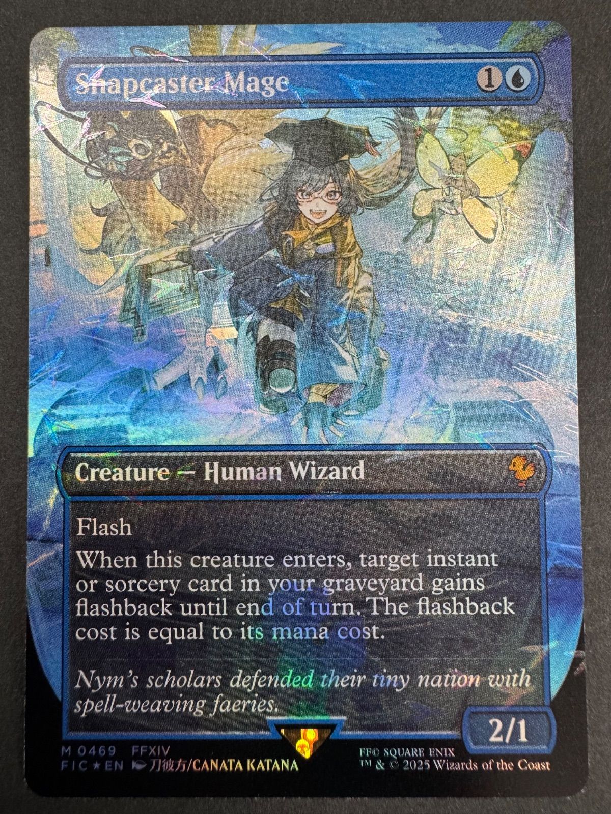 MTG【瞬唱の魔道士/Snapcaster Mage チョコボトラック Foil フォイル