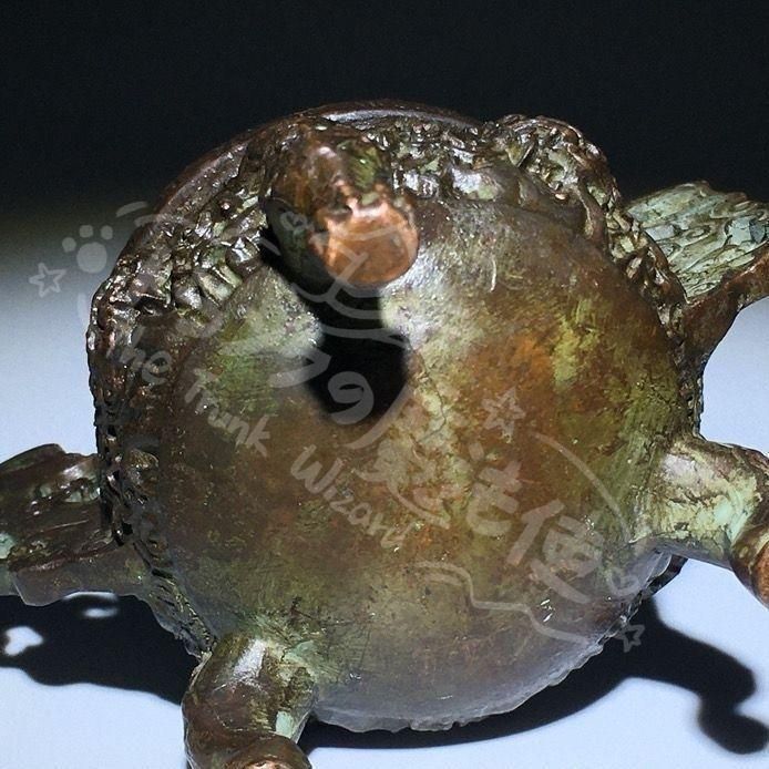 銅細工 龍蓋三足檀香炉 室内 薫香炉 香道具 装飾品 工芸品 美術品 銅製