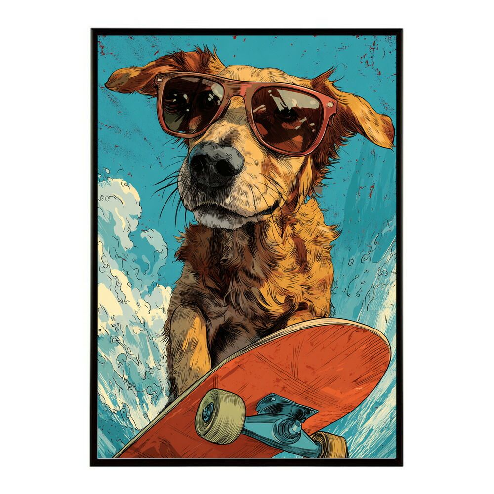 B2サイズ（約51x73cm）】【lm-poster-1936】【フレーム付き】カラフル