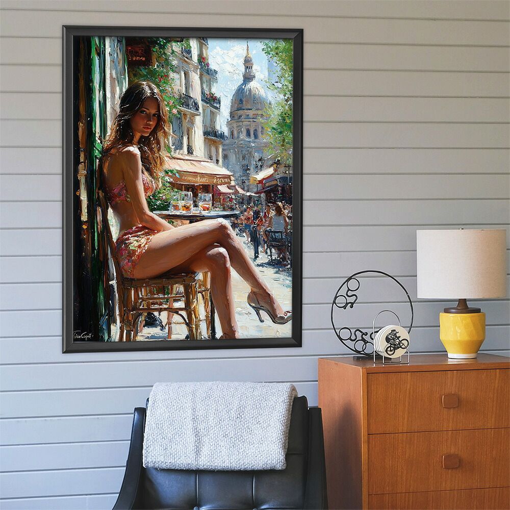 B2サイズ（約51x73cm）】【lm-poster-2781】【フレーム付き】カフェに