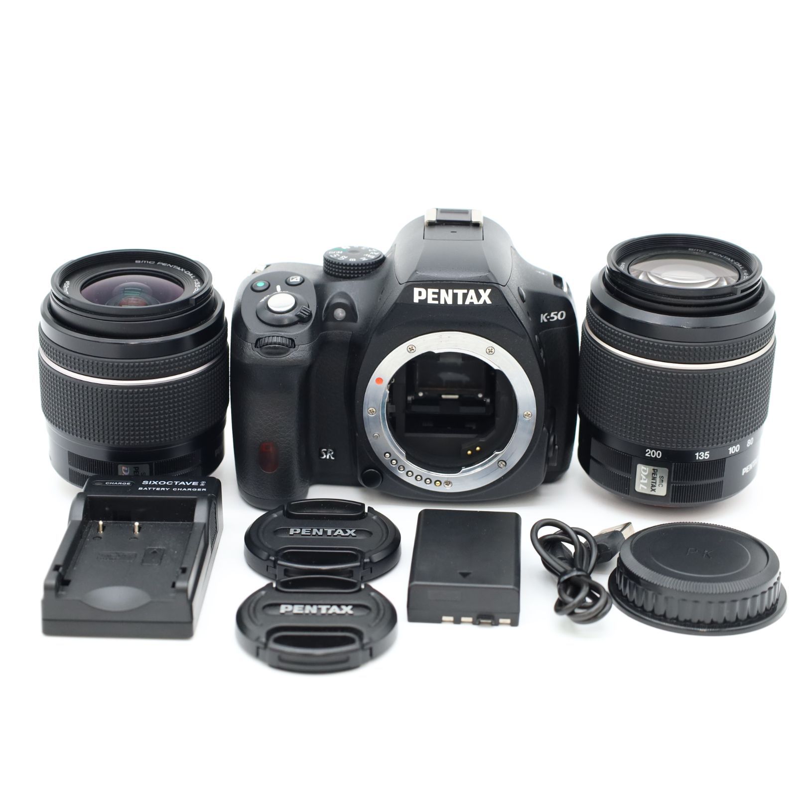 PENTAX K-50 ダブルズームキット メタルネイビー/ホワイト 2031 PENTAX