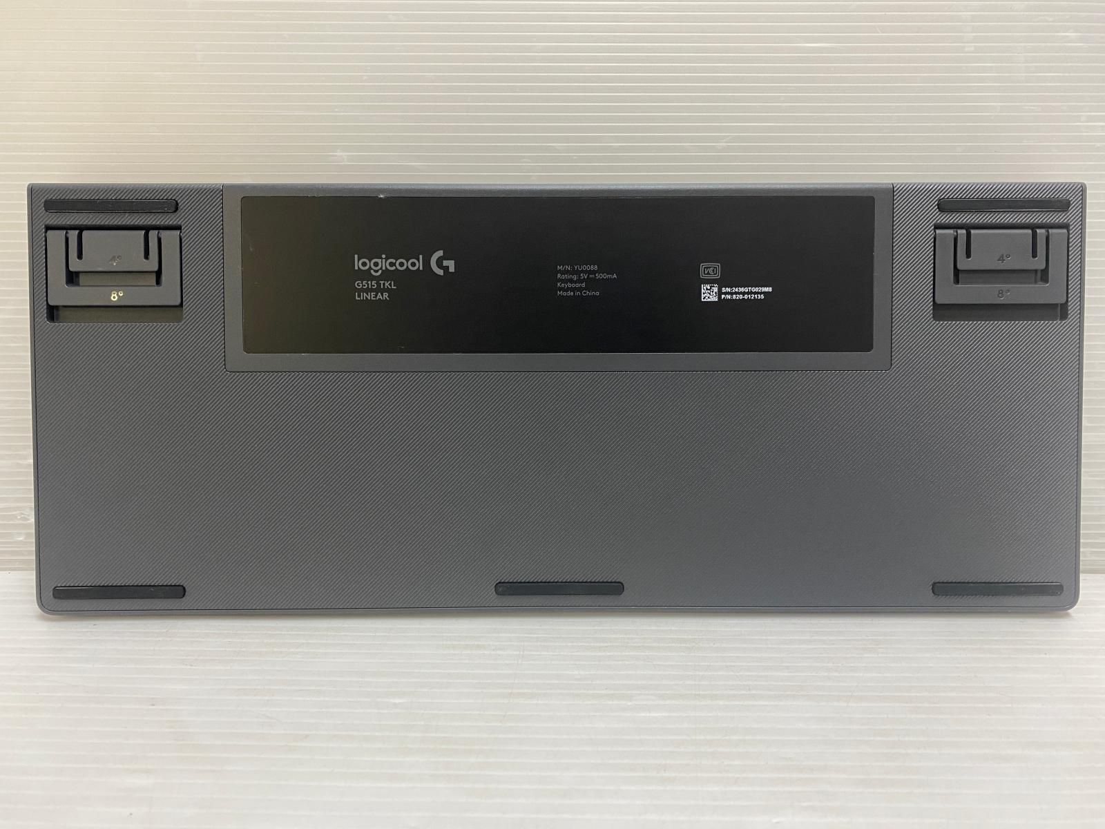 美品】ロジクール 売れ筋 G515 TKL 有線テンキーレス ロープロファイル