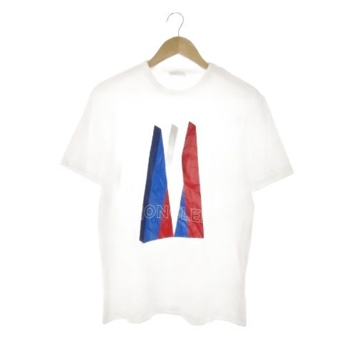 モンクレール MONCLER MAGLIA T-SHIRT ロゴプリントTシャツ クルー