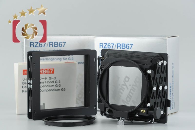 Mamiya マミヤ 【】Mamiya マミヤ G-3 蛇腹レンズフード + G-3