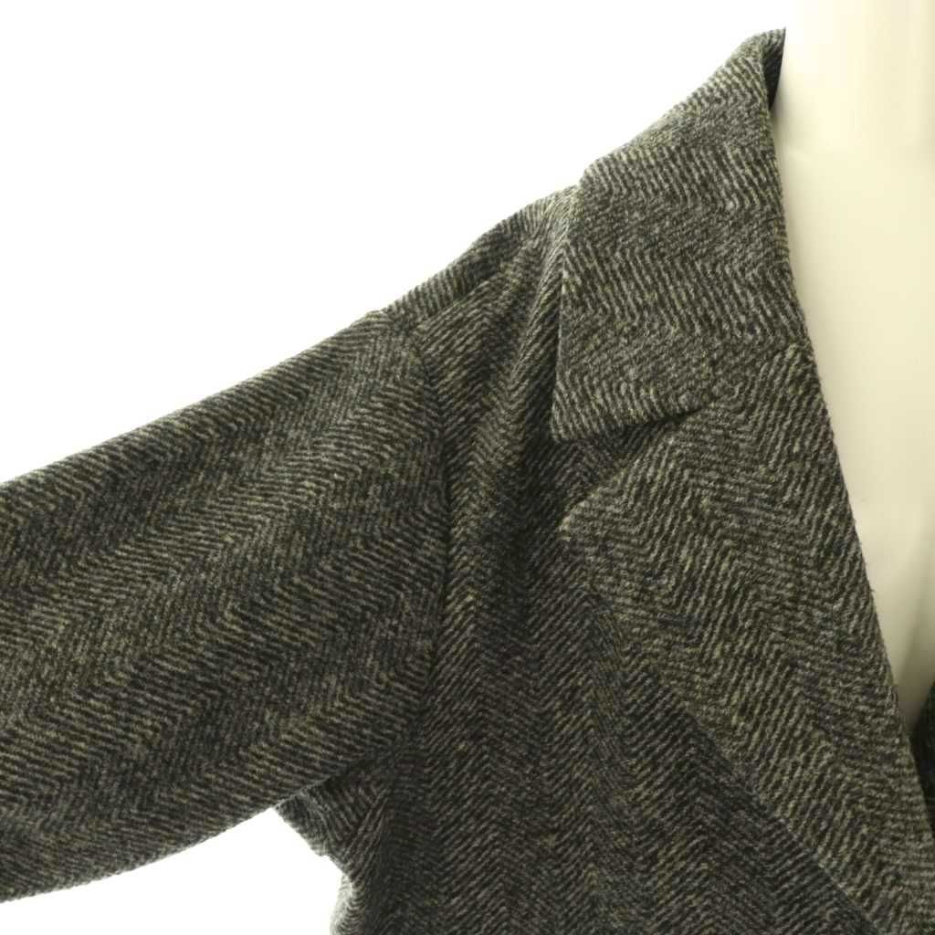 スピック&スパン Spick&Span Wスライバーヘリンボーンミドルコート