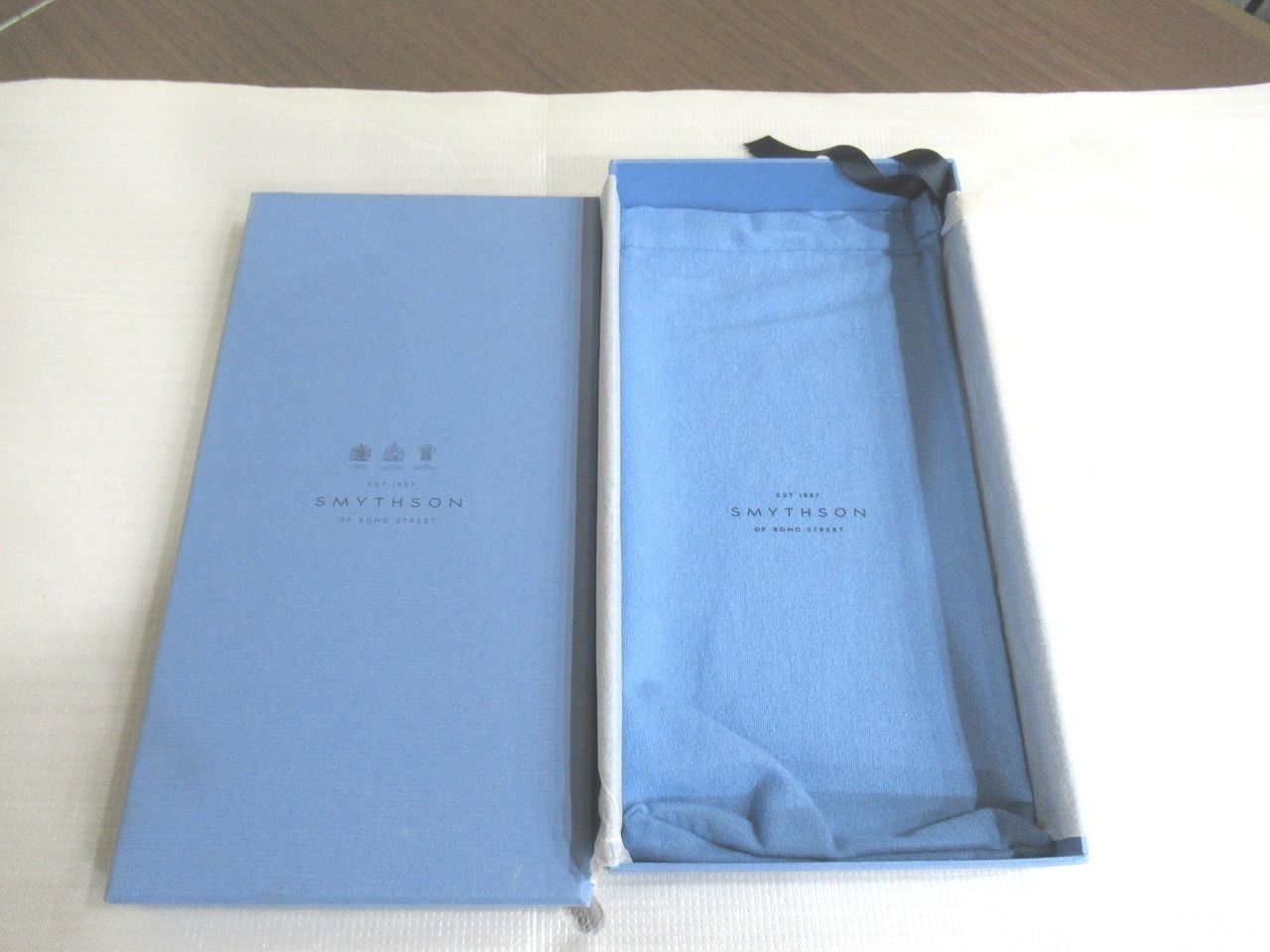 極美品☆Smythson スマイソン レザー パスポートケース ボーディング