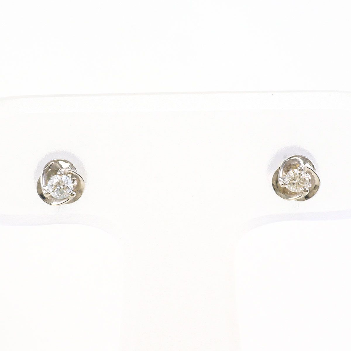 PT900/プラチナ ピアス ダイヤモンド 総重量約0.5g 注文 PT ピアス