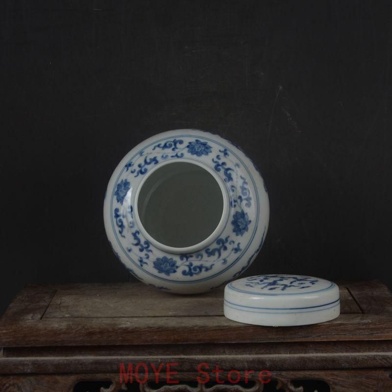 手画青花嬰児戯紋天の字壺 景徳鎮 陶磁器 装飾品 現代工芸品 節約 美術