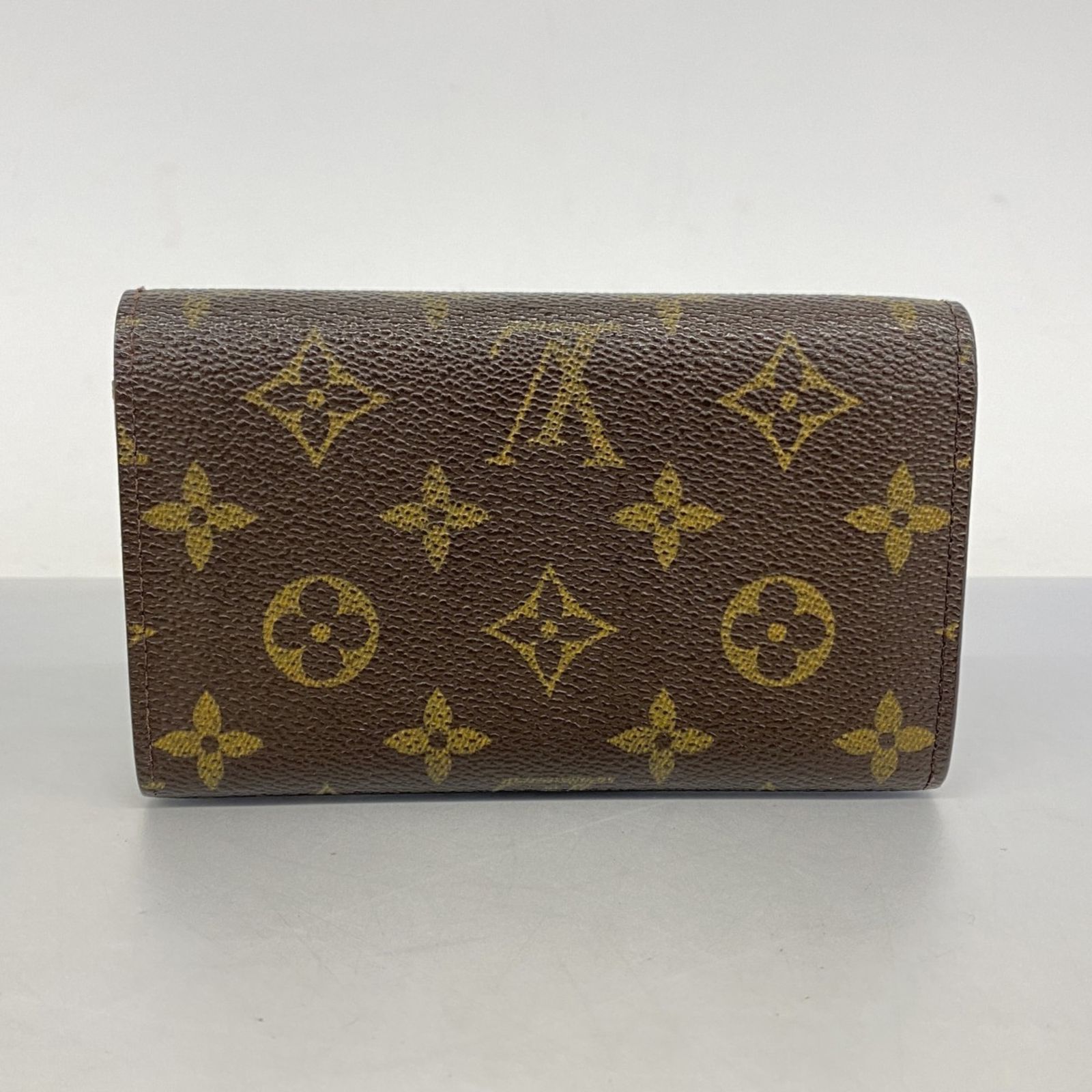 ルイヴィトン モノグラム ポルトモネビエトレゾール M61730 折り財布
