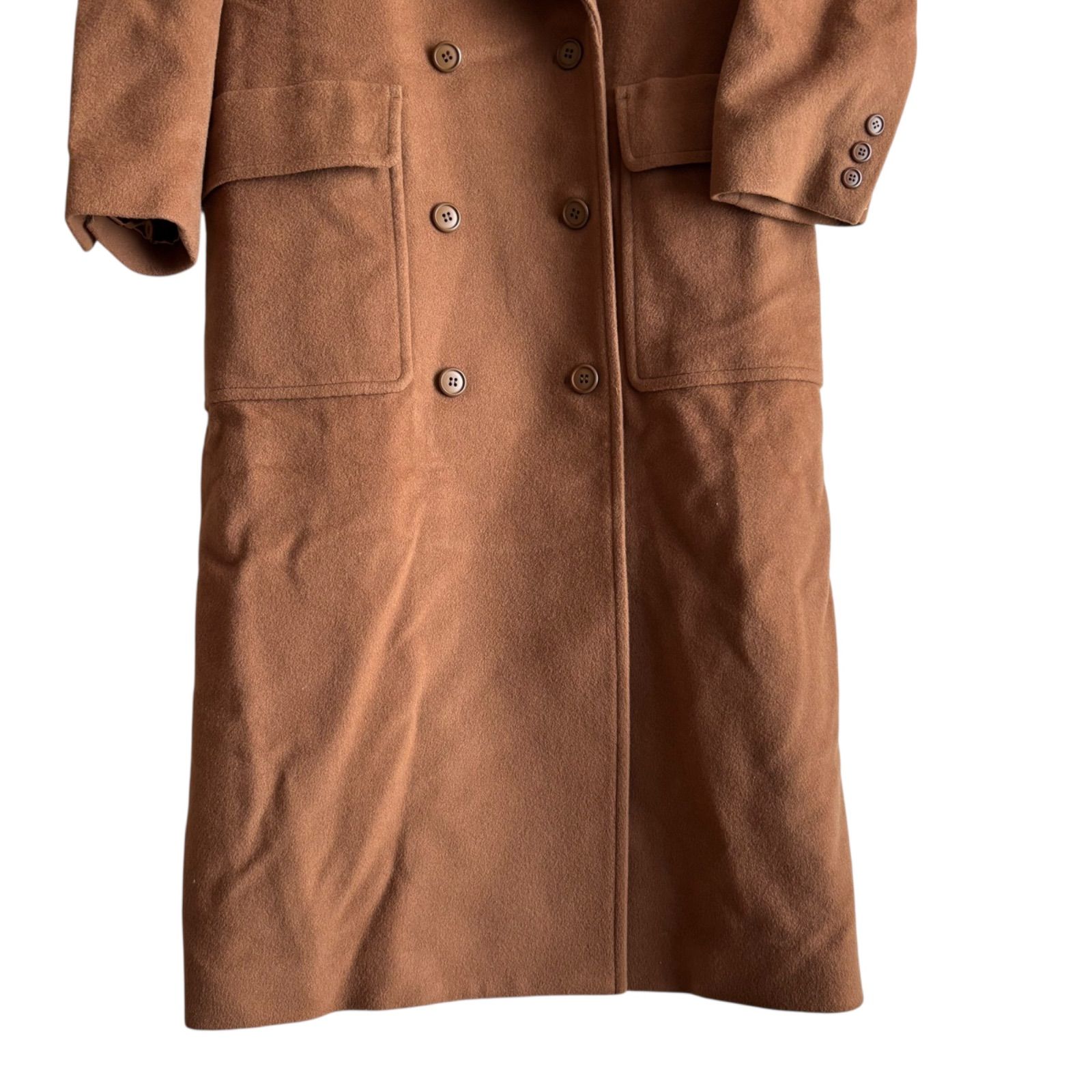 ZM1696 KENZO PARIS ケンゾー ロングコート チェスターコート ブラウン