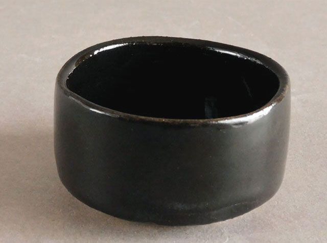 人間国宝 加藤 卓男 黒織部 酒杯 販売 ぐい呑 TO28 美濃焼 酒器 人間