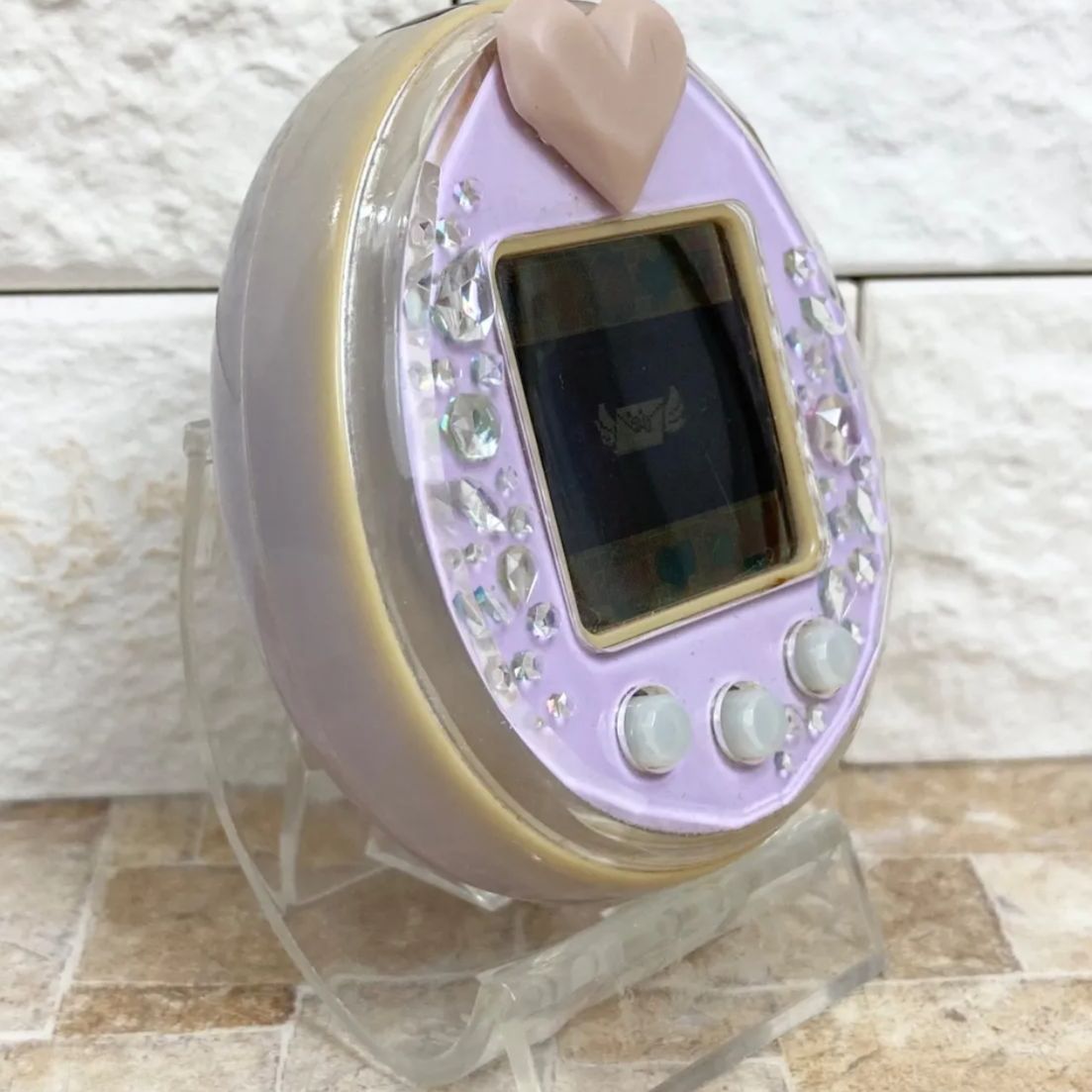 たまごっちピース 紫 動作確認済み たまごっちピース Tamagotchi P's