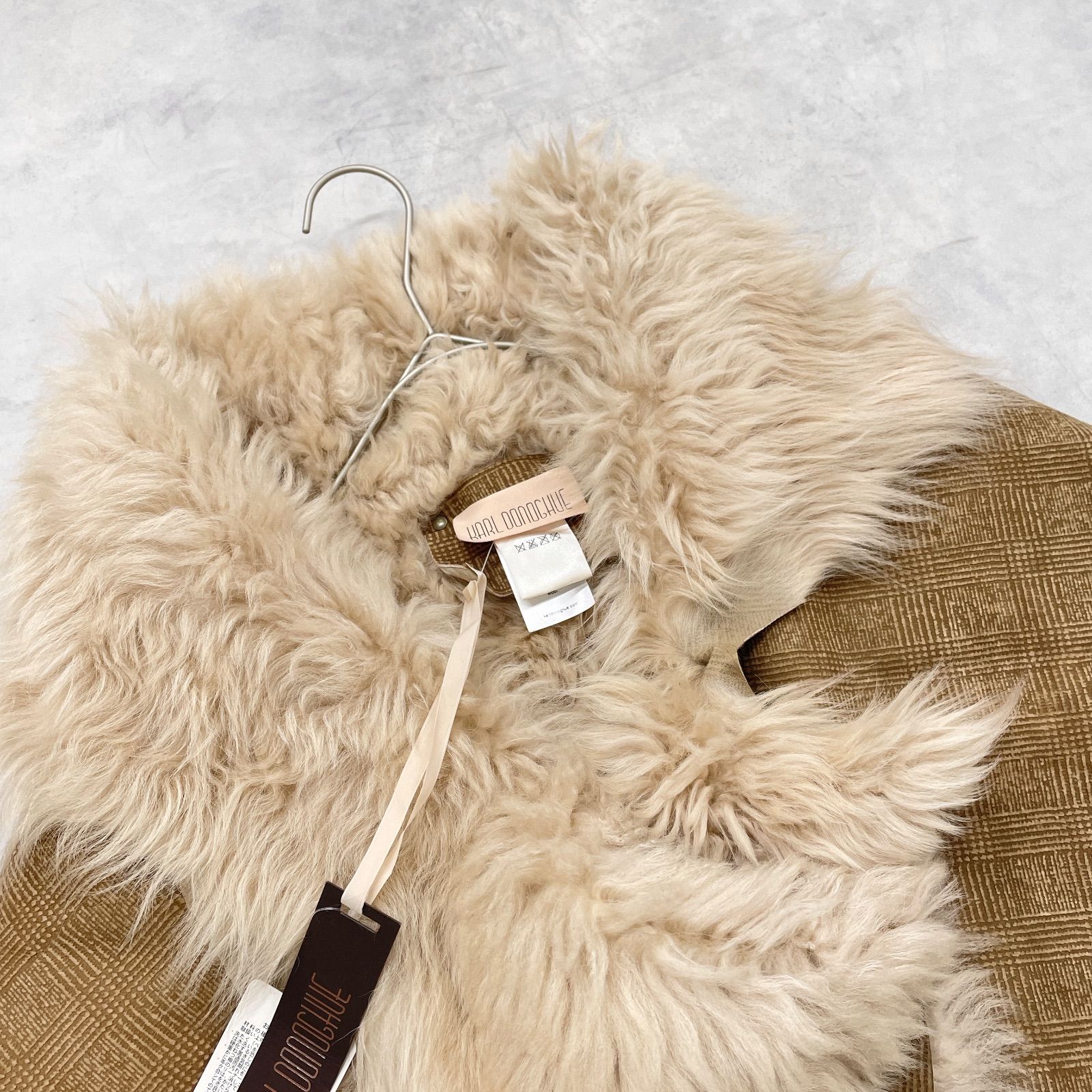 KARL DONOGHUE カールドノヒュー ムートンストール マフラー ショール