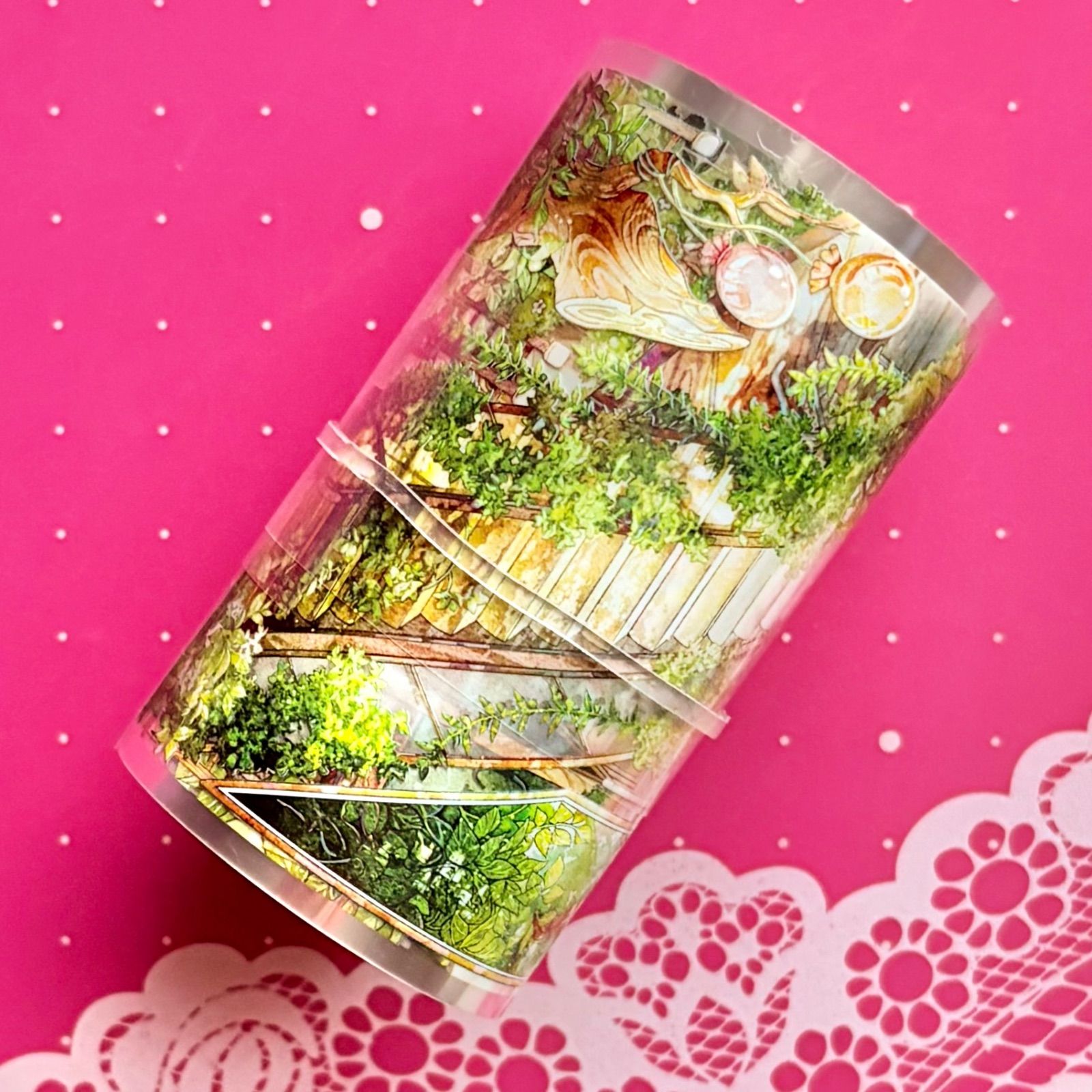 2439 贝壳光 7.5cm×10m 风竹闲庭 海外マスキングテープ 8793】海外