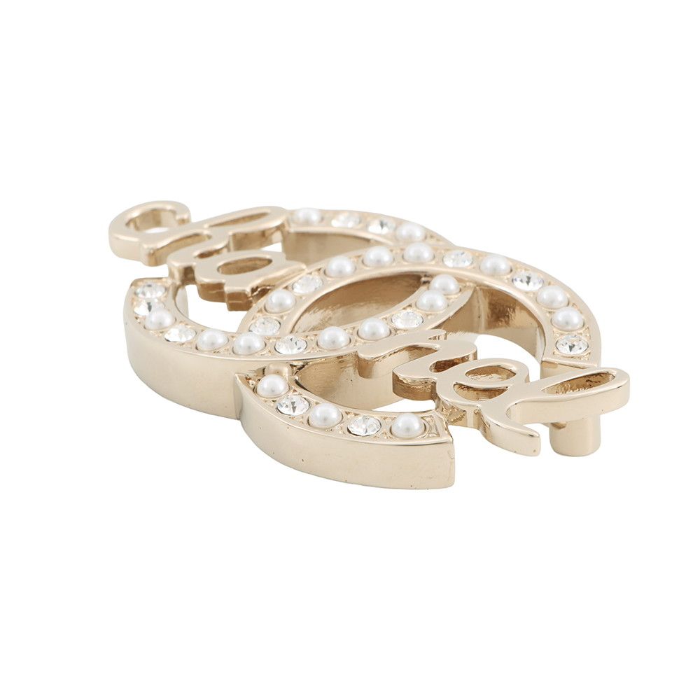 R2336 未使用 シャネル ココマーク フェイクパール×ラインストーン