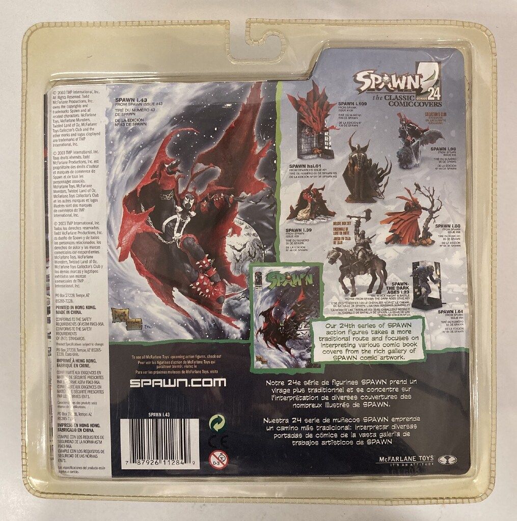 未開封 Spawn Classic Comic Covers 24 6体セット 未開封 Spawn