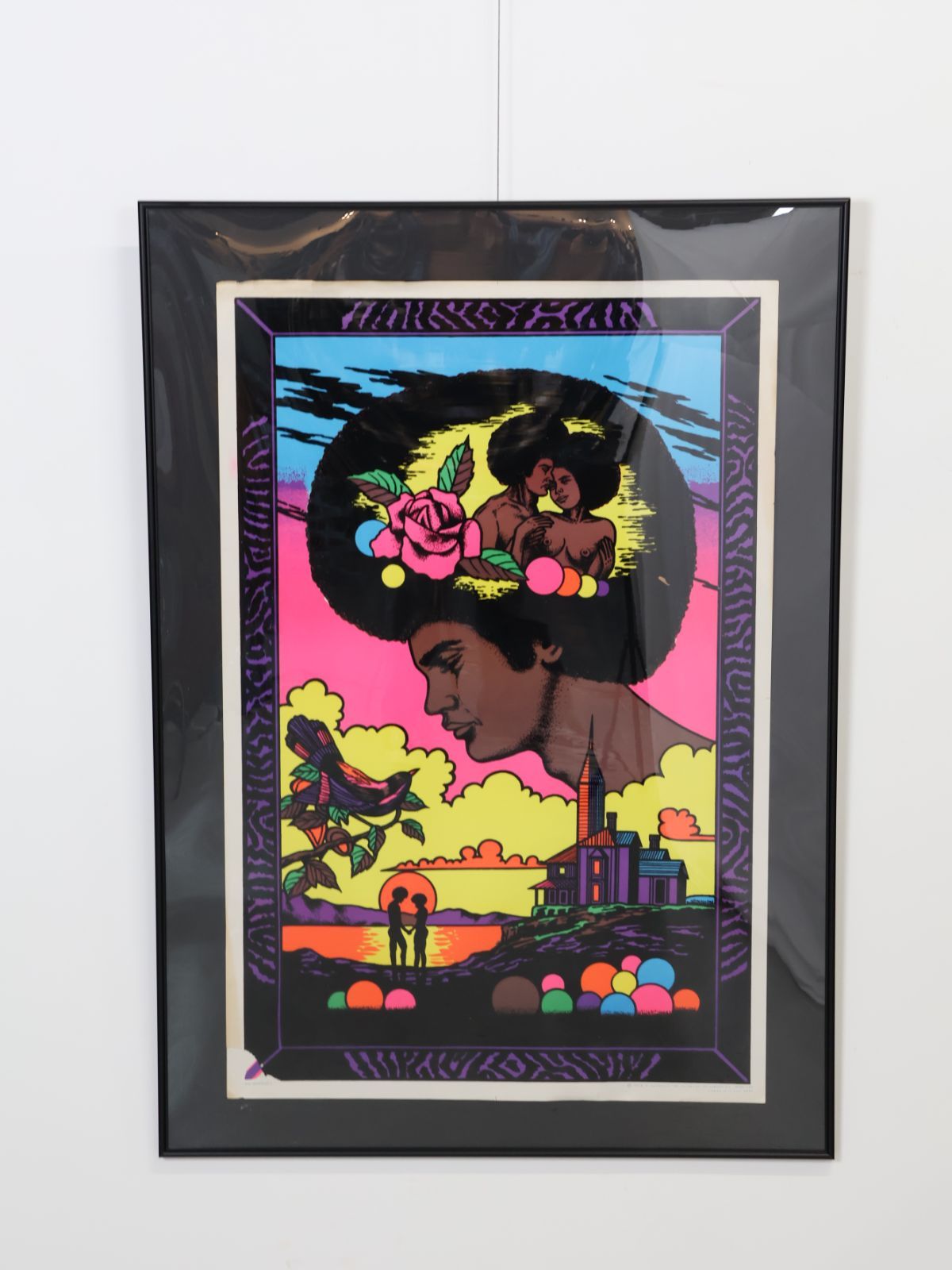 90s ヴィンテージ ブラックライトポスター ボブマーリー 90s