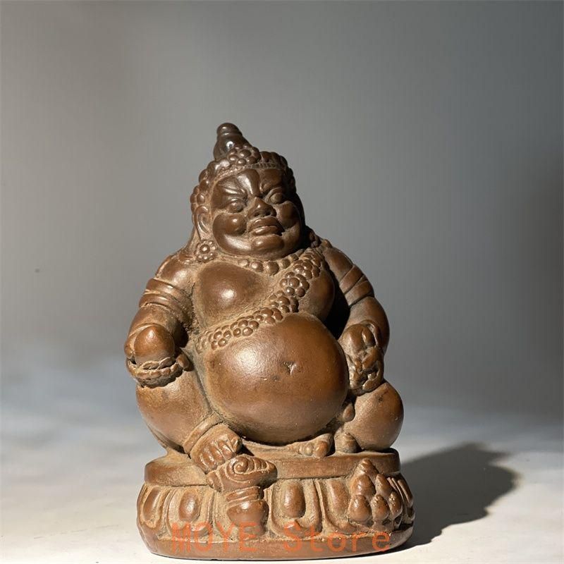 密教白財神像 銅製品 車上神像 鎮宅辟邪 開運風水 招財 置物 工芸品