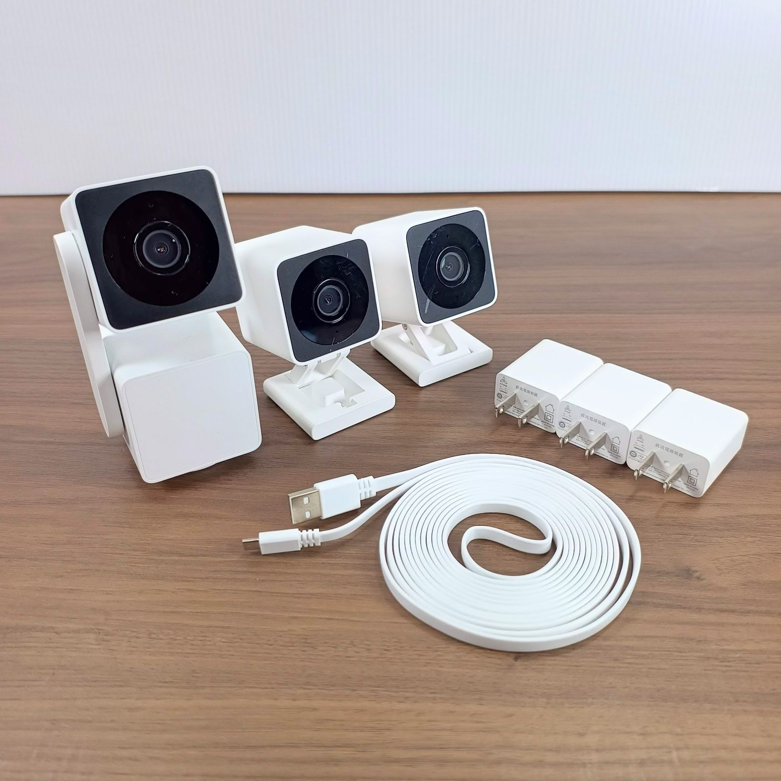 ATOM Cam 2 2台セット ホワイト ATOM Cam 2 (アトムカム ツー) - 完全