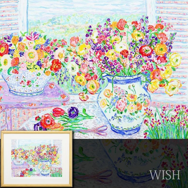 レスリー・セイヤー シルクスクリーン サイン入り 真作】【WISH