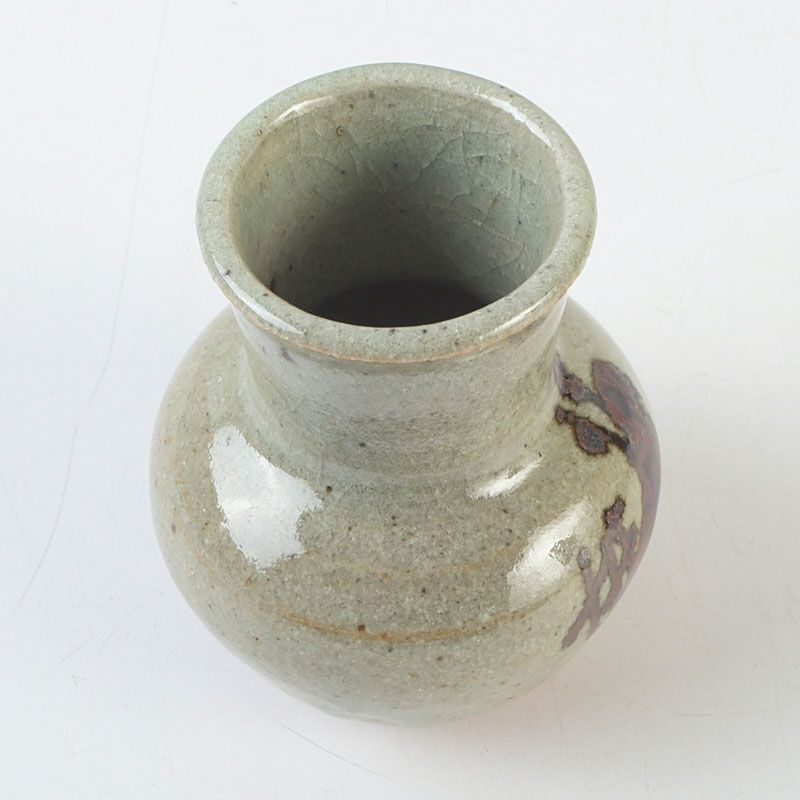 1454 唐津焼 古唐津堂 内山仙鶴 茶入 1454 唐津焼 古唐津堂 内山仙鶴