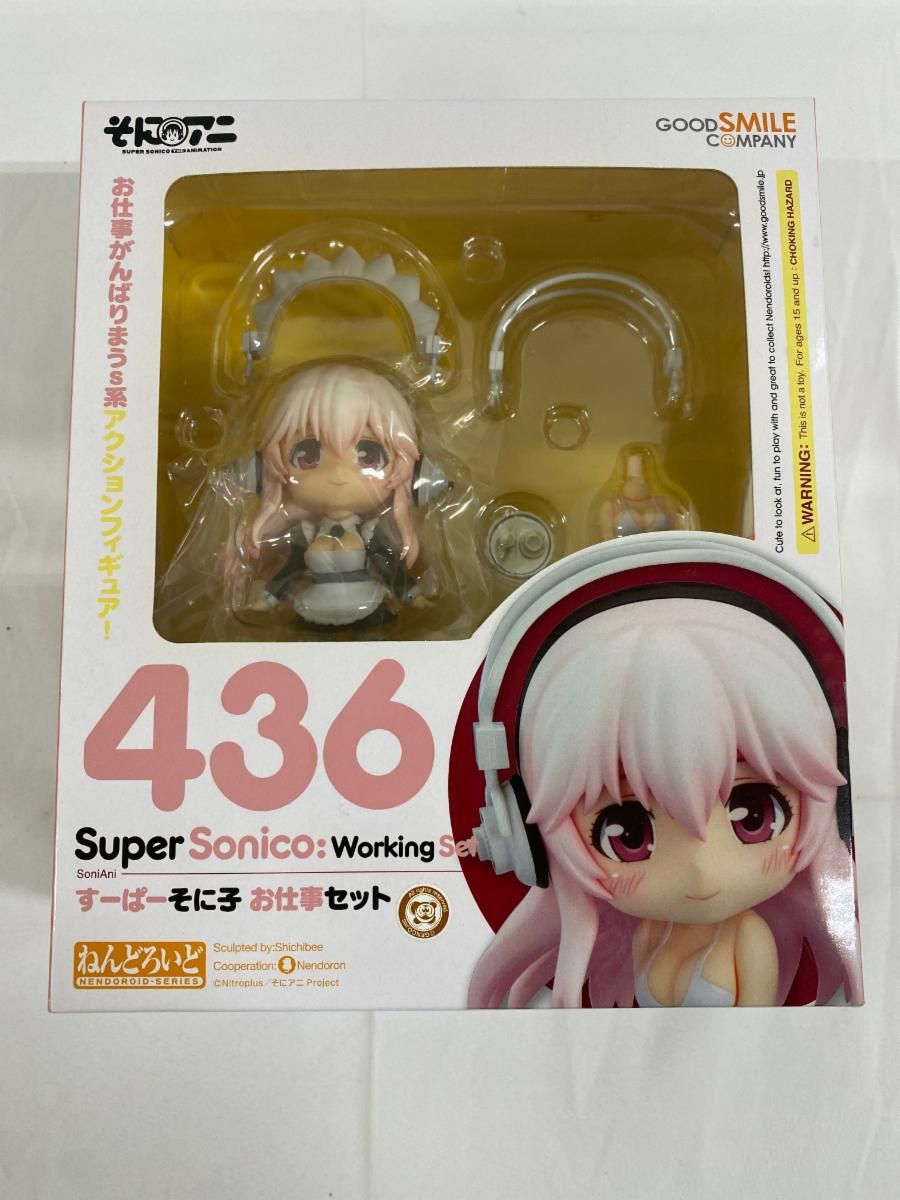 未開封】ねんどろいど 436 そにアニ すーぱーそに子 お仕事セット