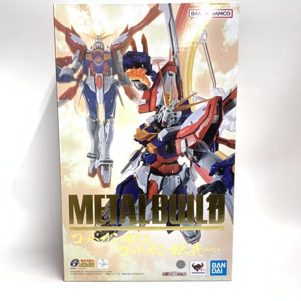 中古】未開)METAL BUILD ゴッドガンダム＆ゴッドガンダム弐(セカンド