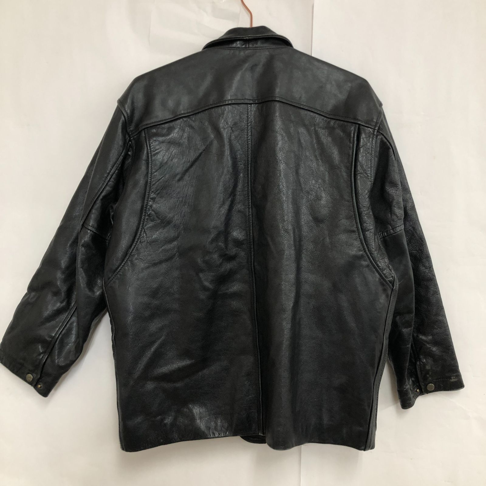 chevignon シェビニオン レザージャケット Mサイズ 黒 ブラック メンズ