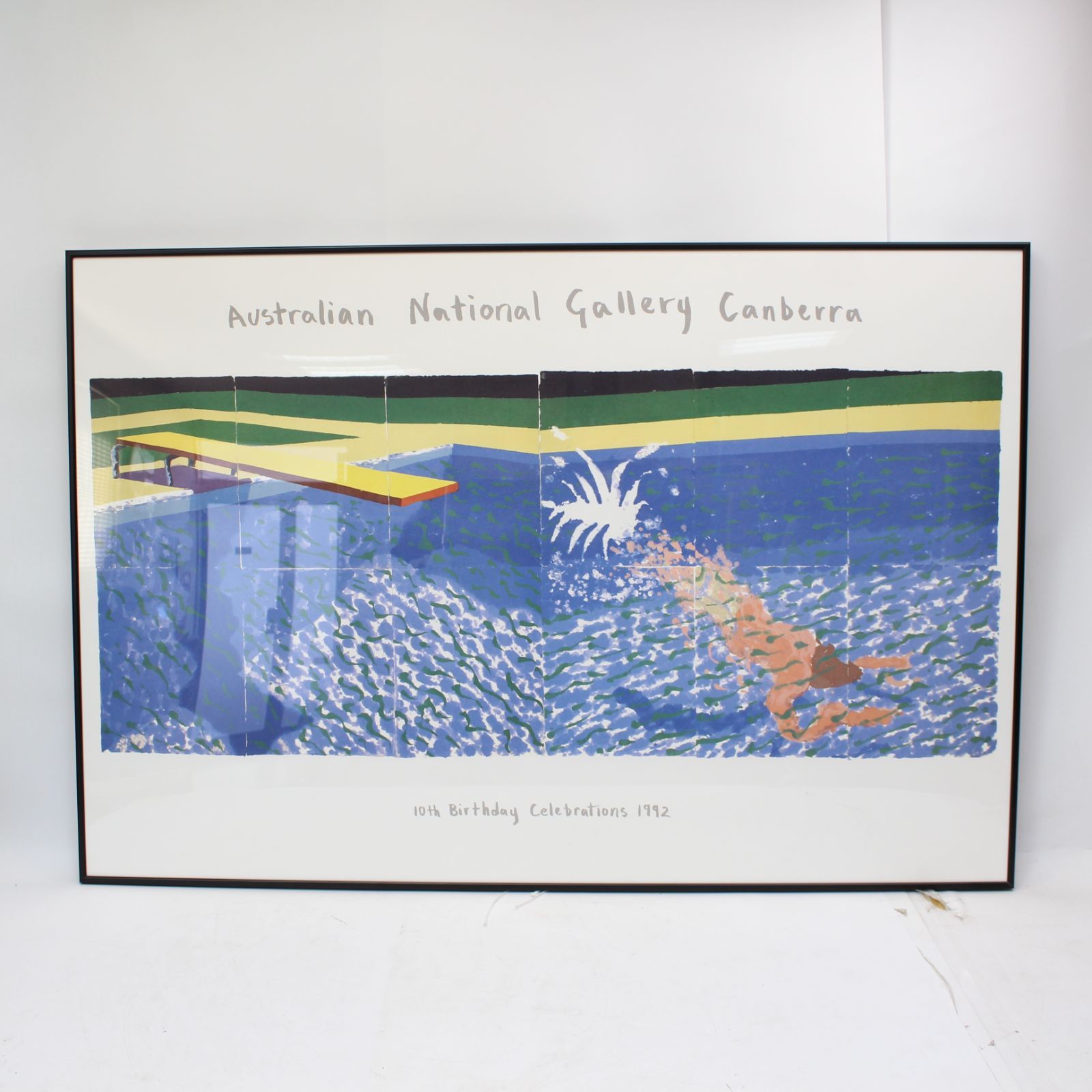 281)【貴重/額装品】ペーパープール デビット ホックニー インテリア