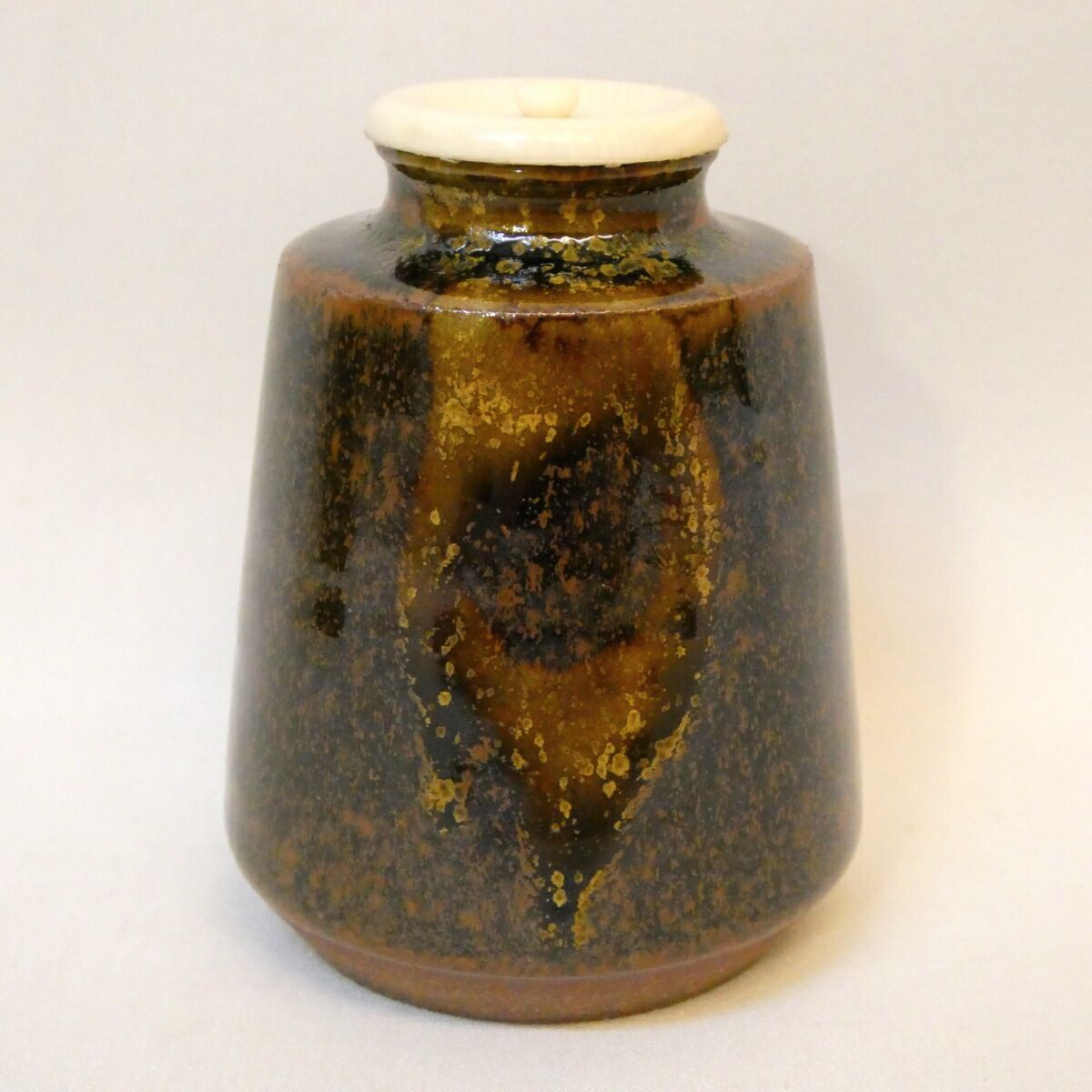 c*o様 ☆茶道具！廣澤写 金華山 茶入！剣先純子『笹田 仁史』作！共箱