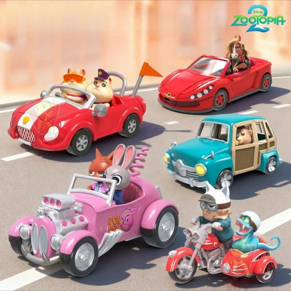 新品・未開封！】ズートピア2 クレイジーカー 6種コンプリートセット