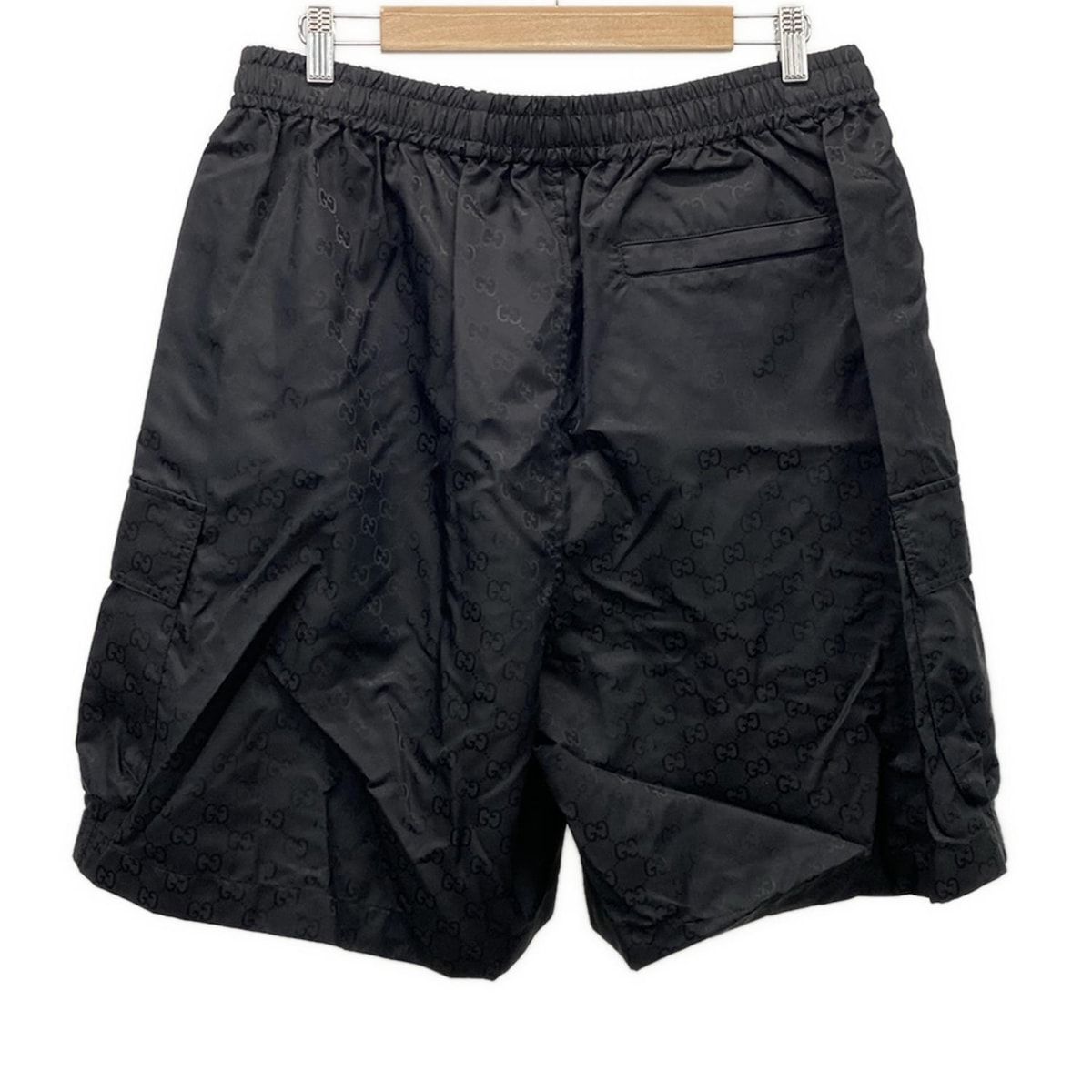 GUCCI(グッチ) 水着 サイズ50 M メンズ美品 - 787967 黒 GG柄/ウエスト