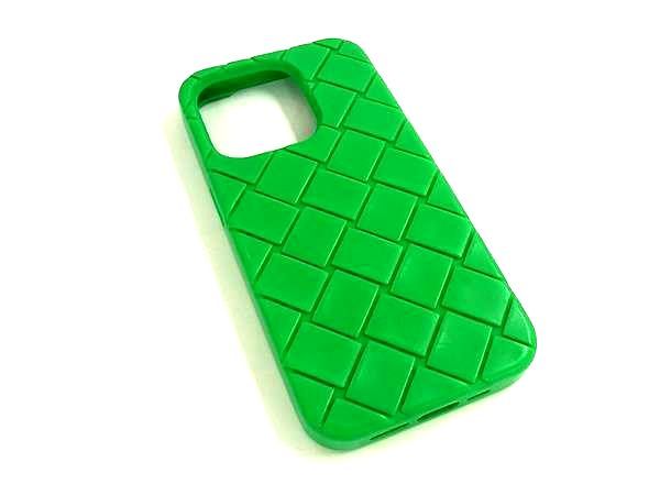 極美品！ ボッテガヴェネタ スマホケースiPhone 15pro 緑 78A 極美品