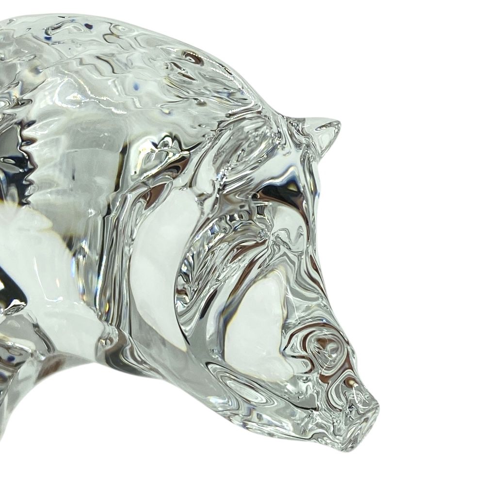 バカラ オブジェ 置物 インテリア フィギュリン 干支 イノシシ