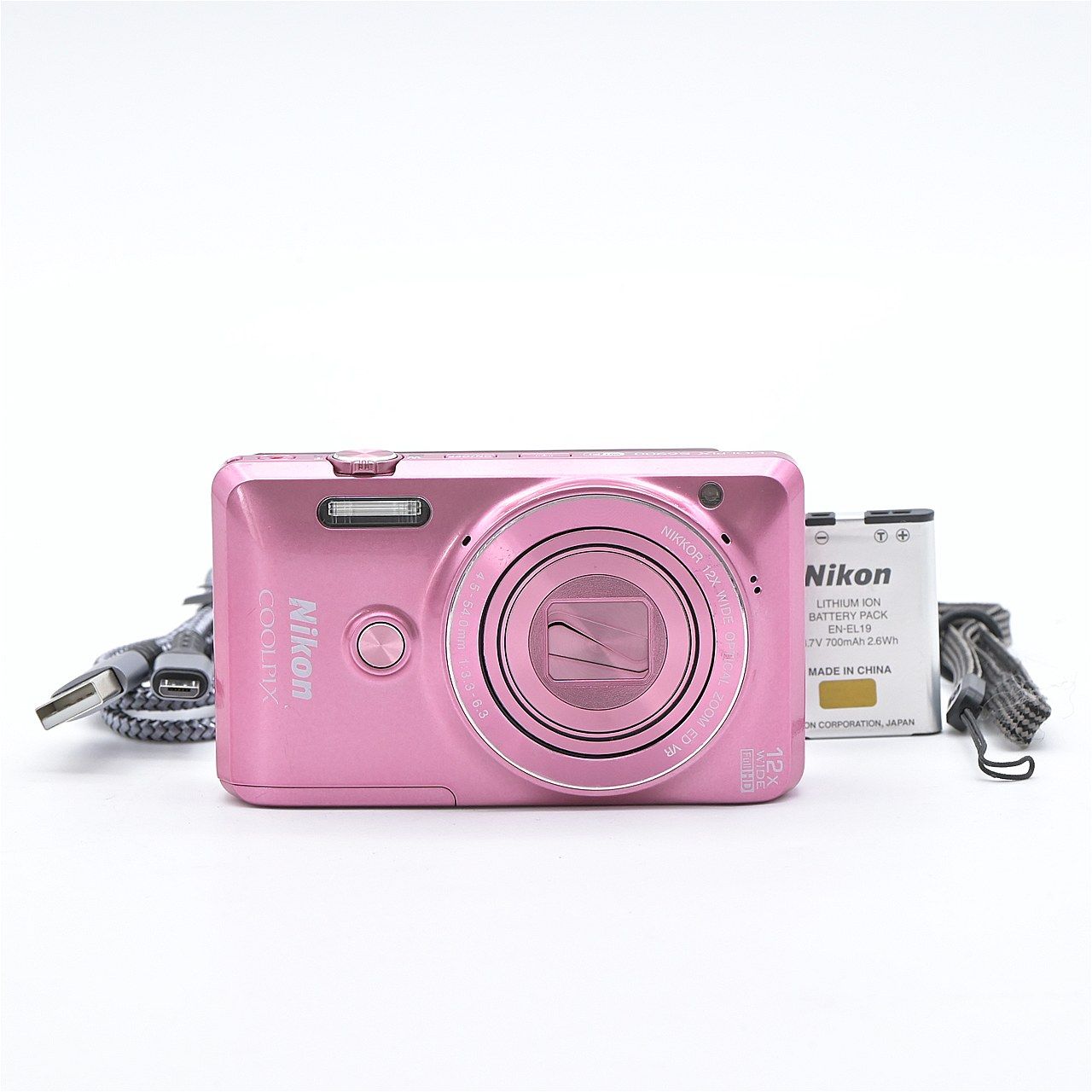 Nikon Coolpix S6900ピンク デジタルカメラ 本体と充電器 NIKON