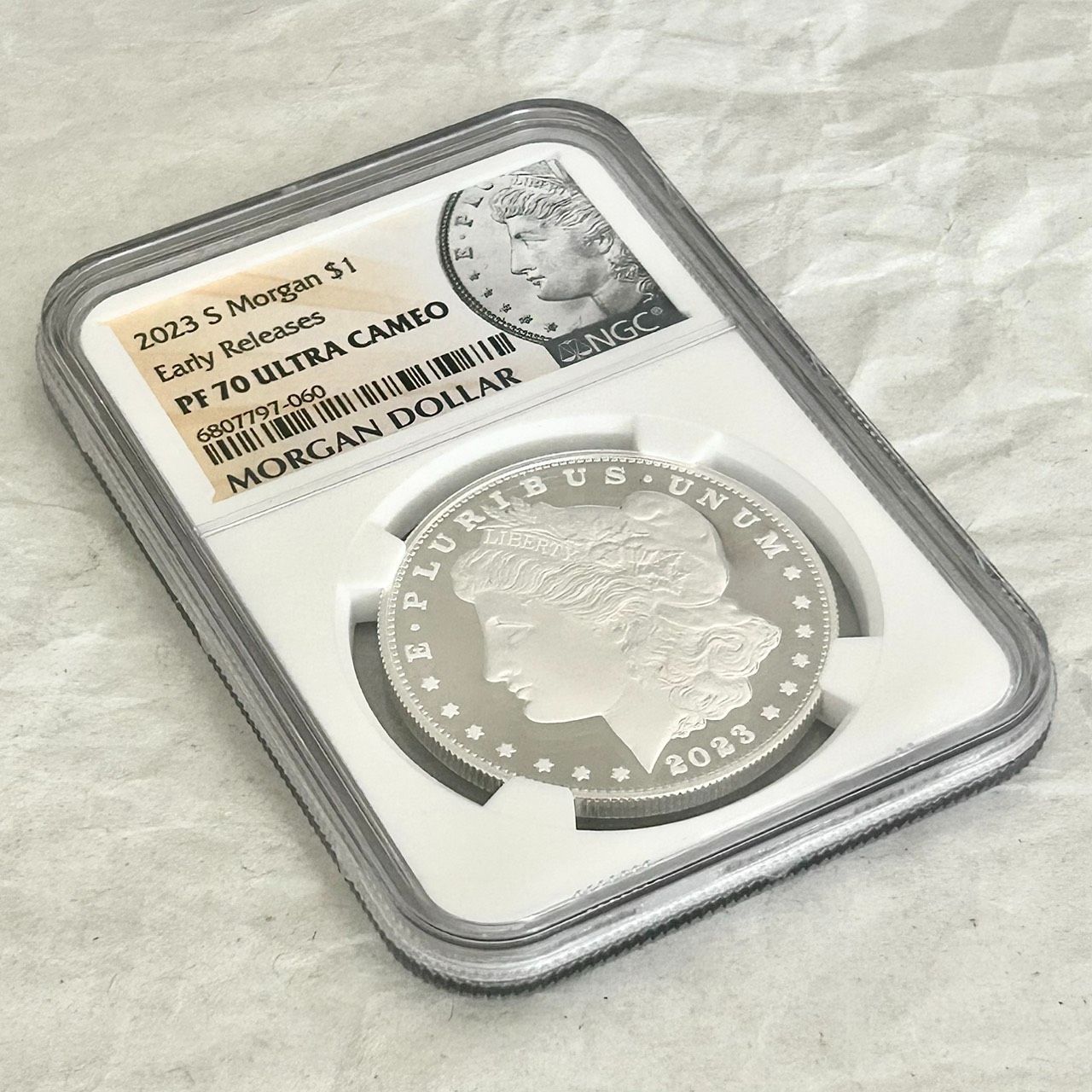 k*3様 アメリカ 2024 完璧銀貨 モルガンダラー NGC MS 70 k*3様