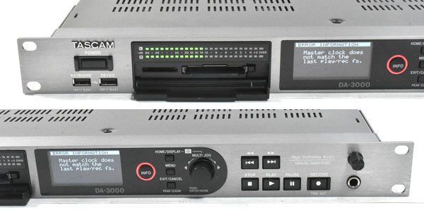 ☆美品！TASCAM タスカム DA-3000 マスターレコーダー☆ - メルカリ