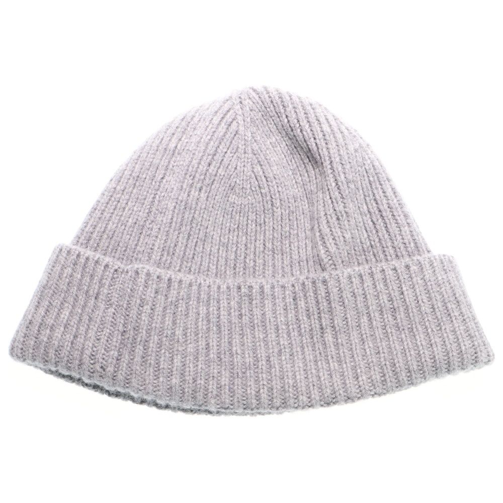 N*M様 ルイビトン_グレー ニット帽 ロゴ入り N*M様 ルイビトン_グレー