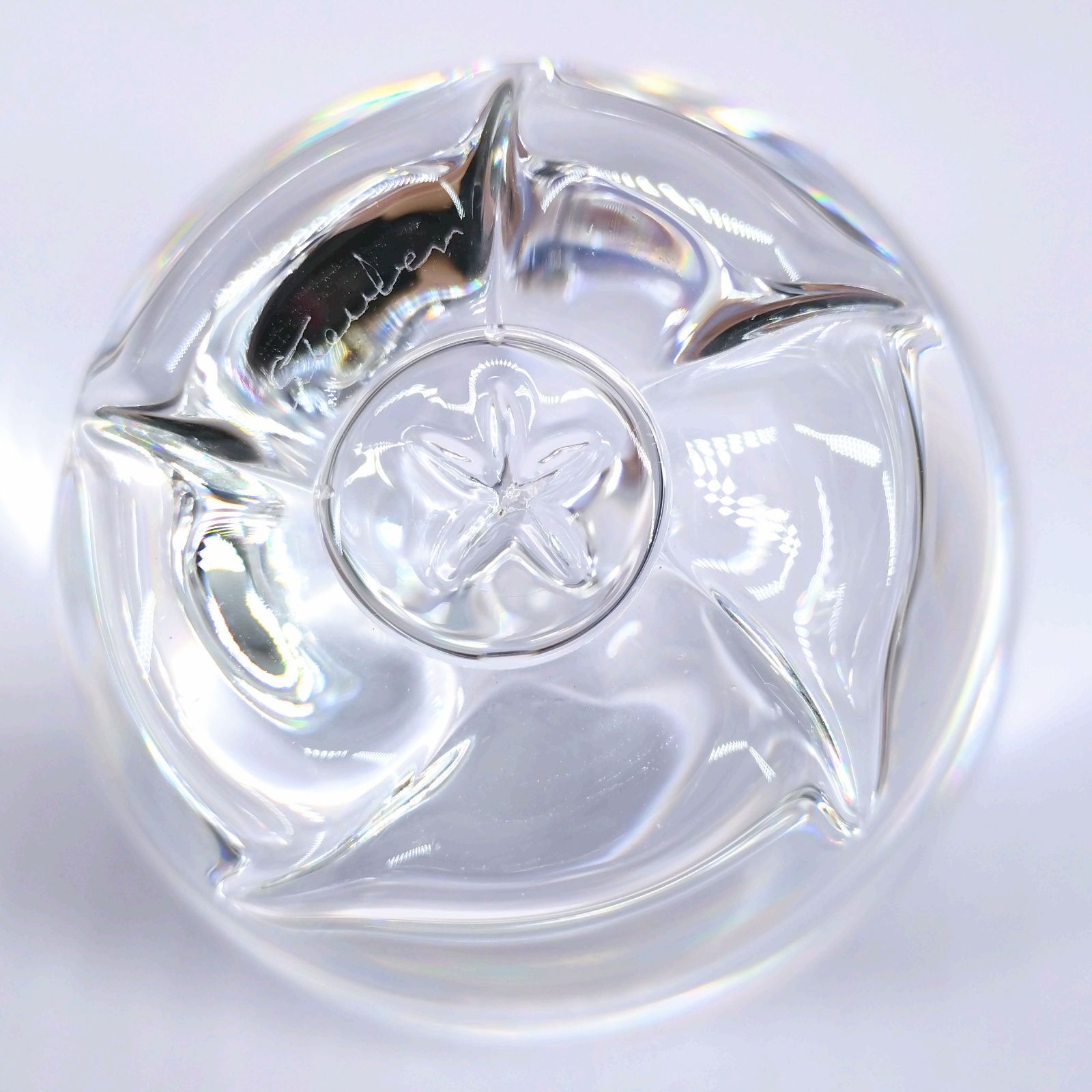 Steuben Glass クリスタルガラス りんご Steuben/スチューベン