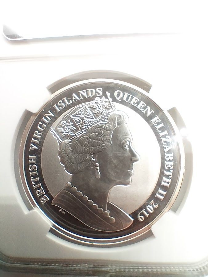 NGC PF65 ウナとライオン 2019年 イギリス領ヴァージン諸島造幣局 1