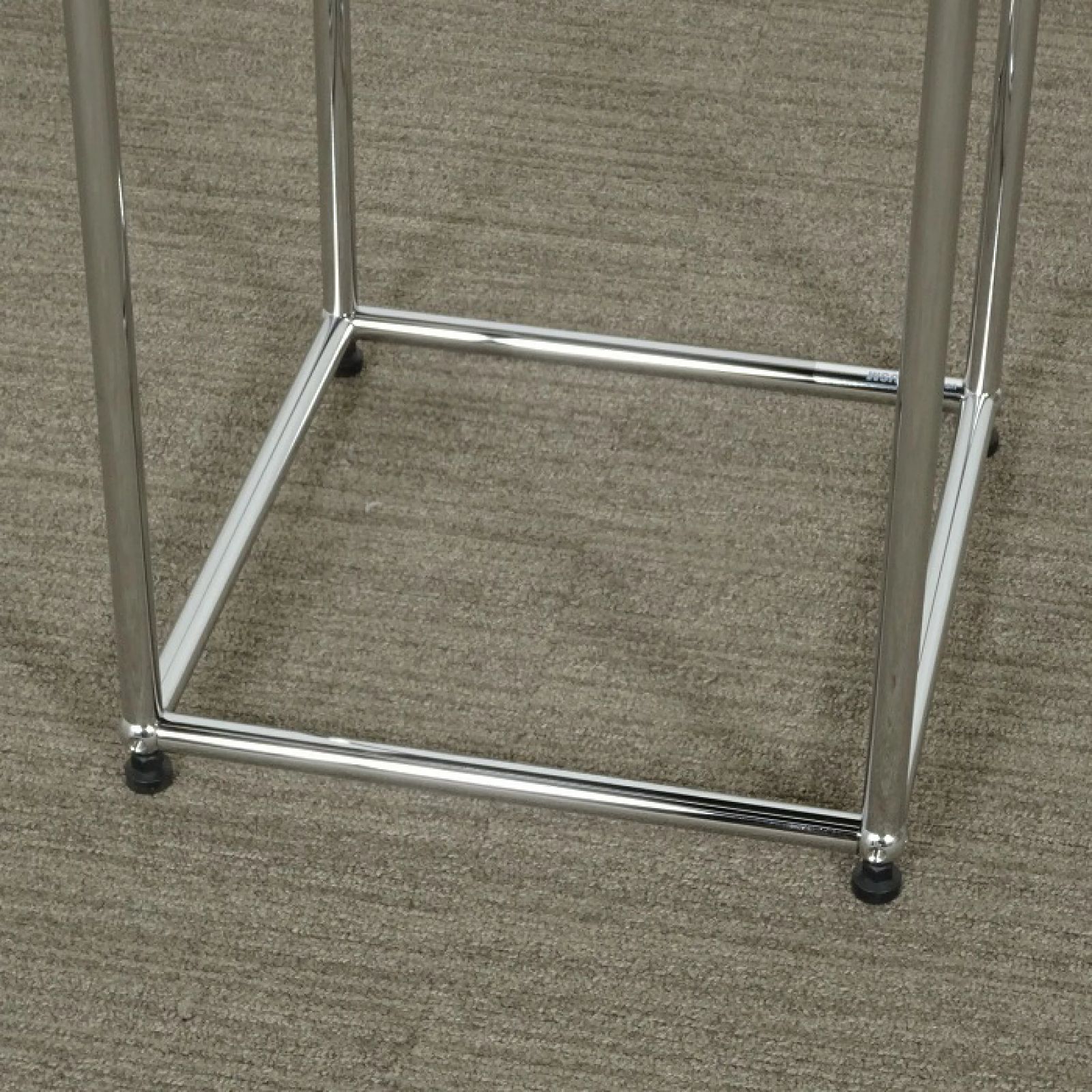 USM Haller テレフォンスタンド 電話台 W373 ガラス クローム