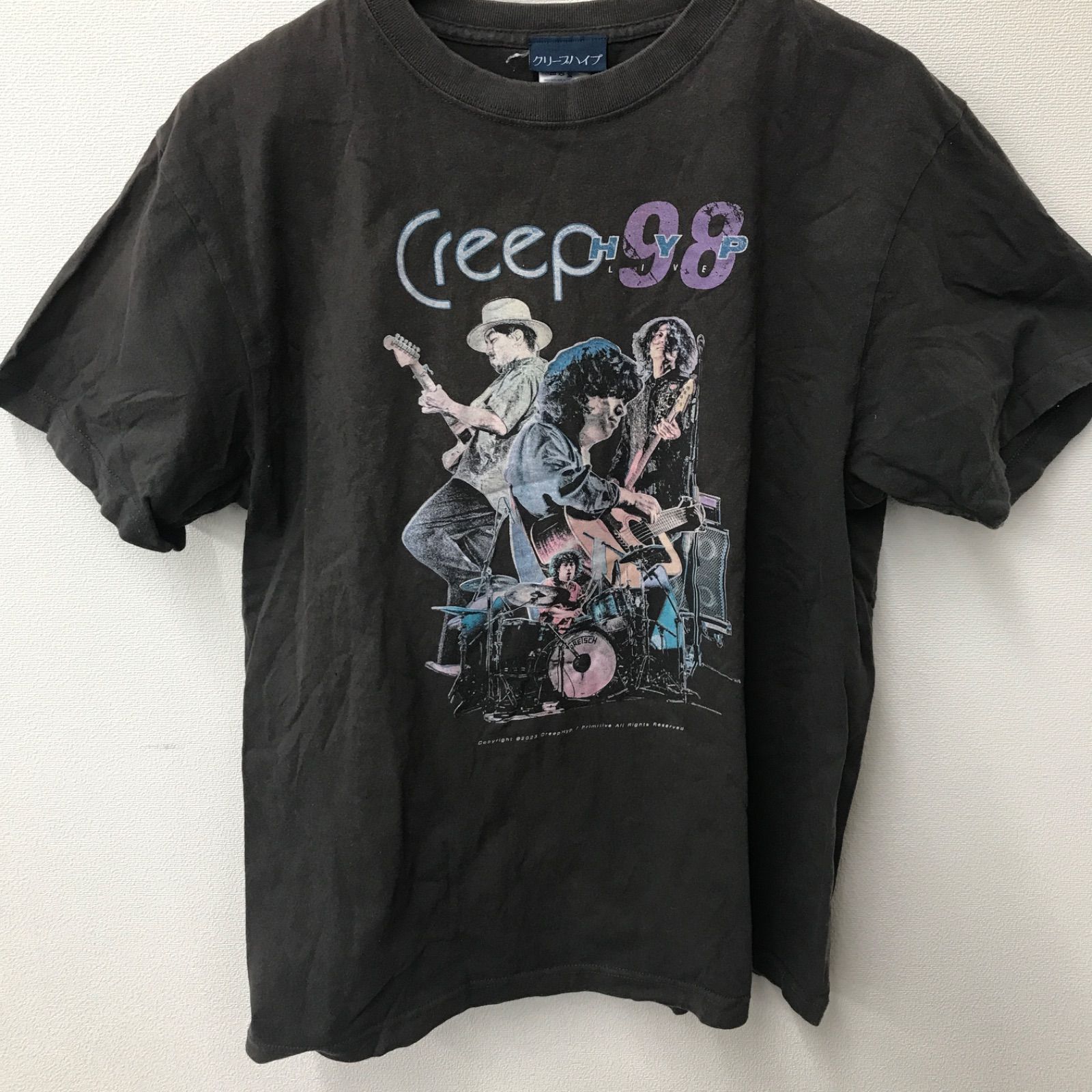 N1026 creep hype クリープハイプ 98 OFFICIAL BOOTLEG プリント T