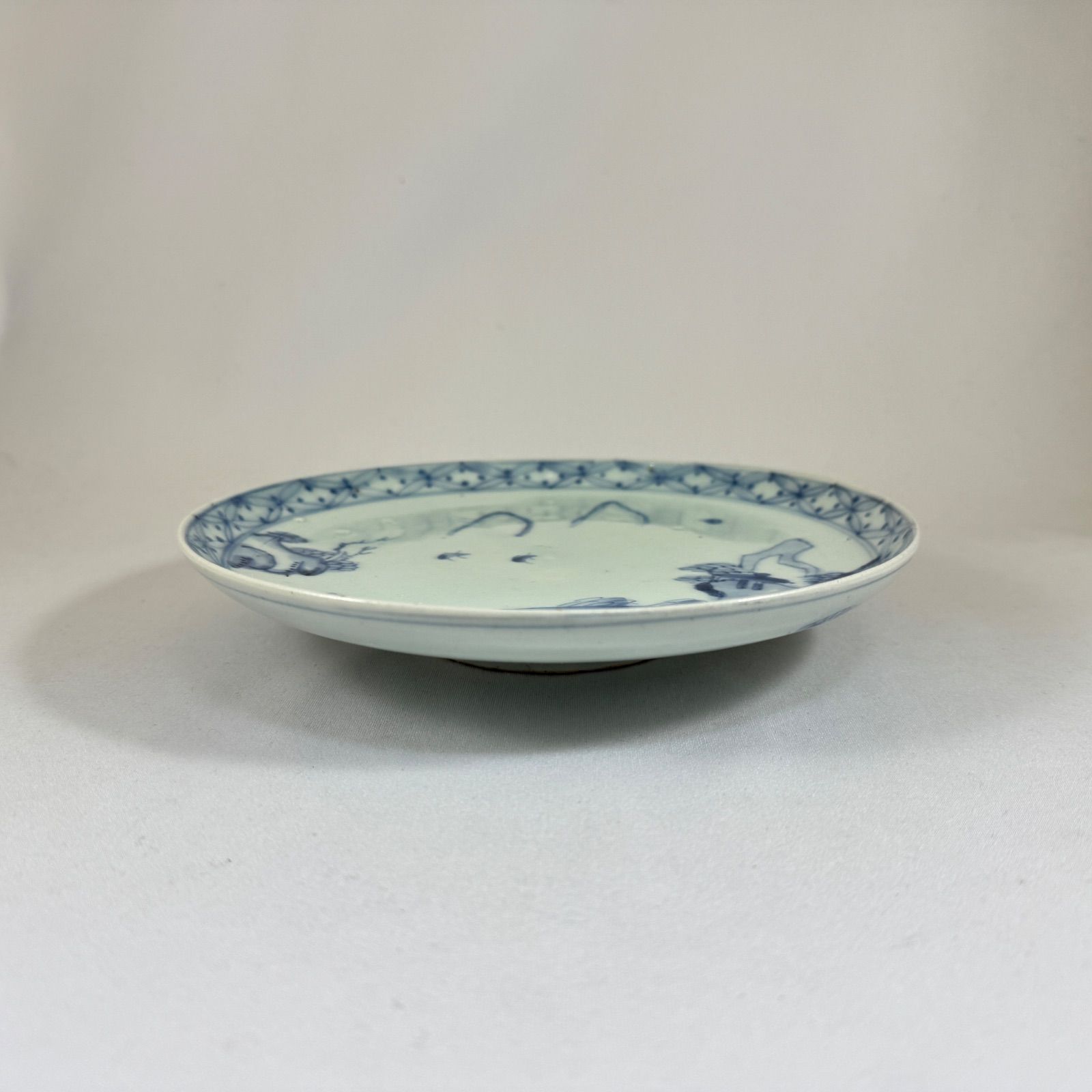 初期伊万里◇染付山水文皿◇古伊万里◇藍九谷◇江戸時代◇有田焼