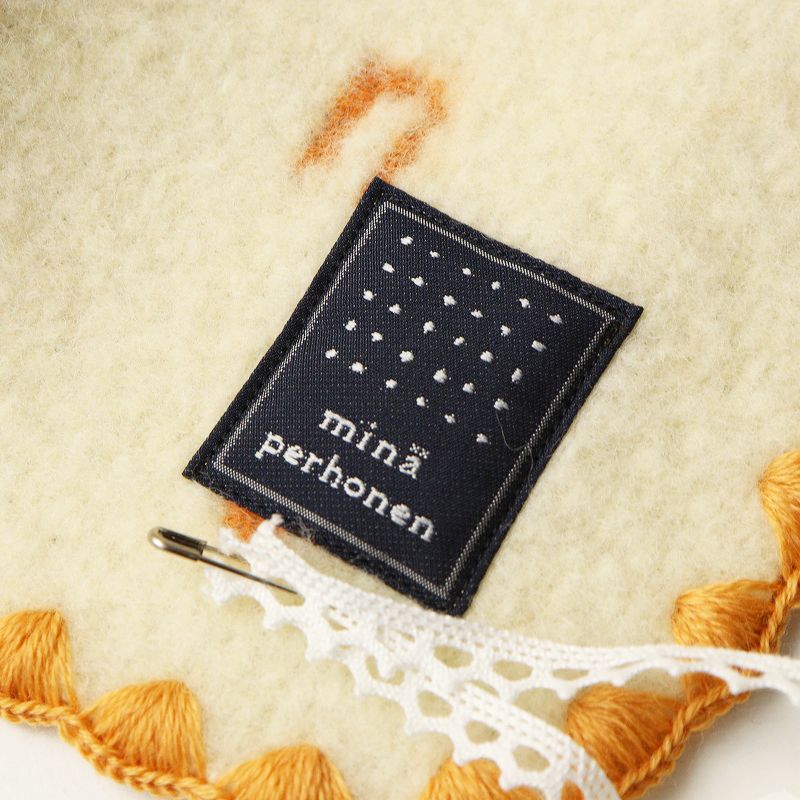 mina perhonen ミナペルホネン ブランケット 蝶 オレンジ 未使用品 未